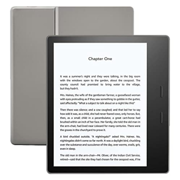International Version – Kindle Oasis – Now with adjustable warm light - 8 GB, Graphite