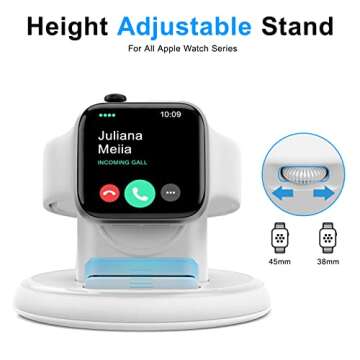 GUYARO Wireless Charging Stand for Apple Watch - Portable & Fast