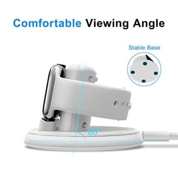 GUYARO Wireless Charging Stand for Apple Watch - Portable & Fast