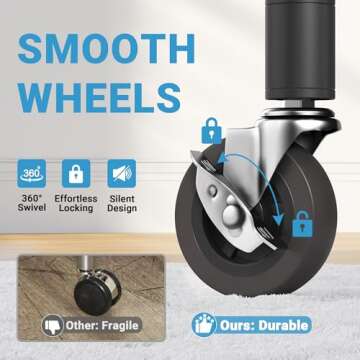 Shop VIPEK R2 Heavy Duty Rolling Clothes Rack