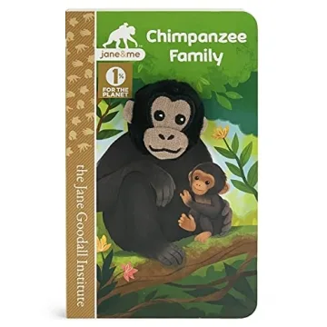 Chimpanzee Finger Puppet Board Book: Interactive Toddler Fun with Jane Goodall