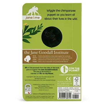 Interactive Chimpanzee Finger Puppet Book for Toddlers