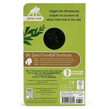 Interactive Chimpanzee Finger Puppet Book for Toddlers