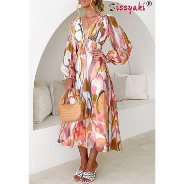 Sissyaki Floral Maxi Dress for Stylish Women