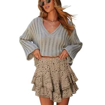 Onlypuff Flowy Shorts for Women & Teens | Ruffle Skorts