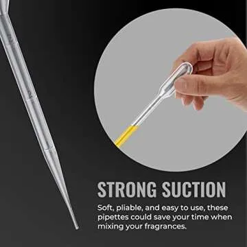 Vabiooth 100Pcs 3mL Disposable Pipettes - Easy to Use!