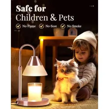 Dimmable Candle Warmer Lamp Gift for Moms & Women 2023