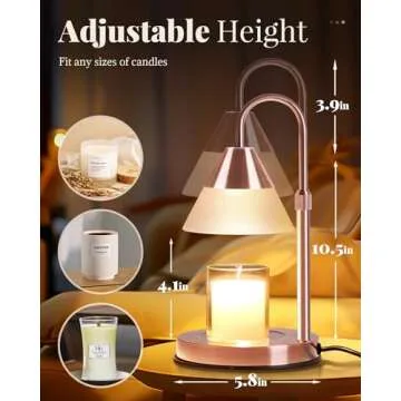 Dimmable Candle Warmer Lamp Gift for Moms & Women 2023