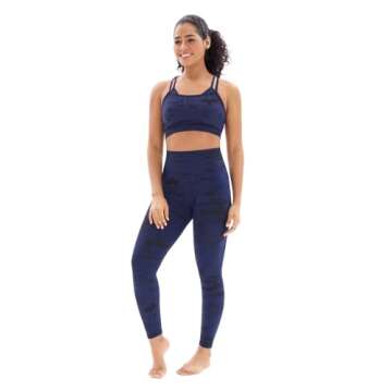 Stylish High Waisted Gym Sets with Adjustable Bra for Women