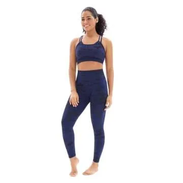 Stylish High Waisted Gym Sets with Adjustable Bra for Women