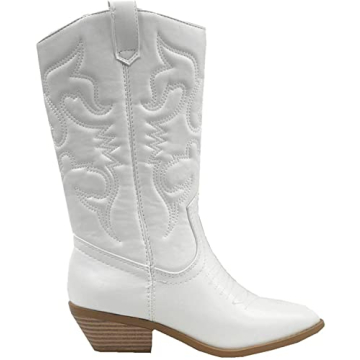 Soda Reno Women Western Cowboy Boots Stylish Comfortable