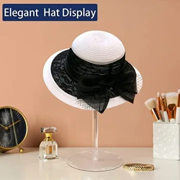 Adjustable Acrylic Hat Stands for Stylish Display