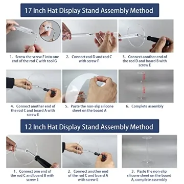 Adjustable Acrylic Hat Stands for Stylish Display