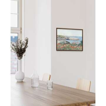 HAUS AND HUES Wildflower Wall Art Prints - Vintage Flower Wall Art and Paintings for Living Room, Floral Wall Art and Nature Pictures Wall Decor (8x10 Unframed)