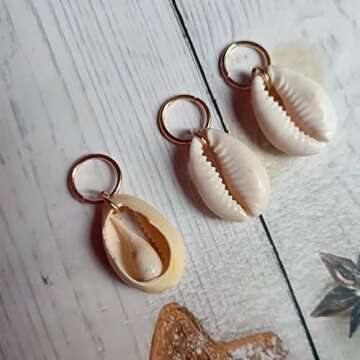 Honkenda 10 Pack Shell Headpiece Hair Clips for Women