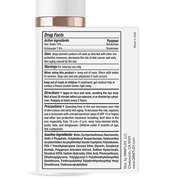 DRMTLGY SPF 45 Clear Sunscreen & Facial Moisturizer 1.7 oz