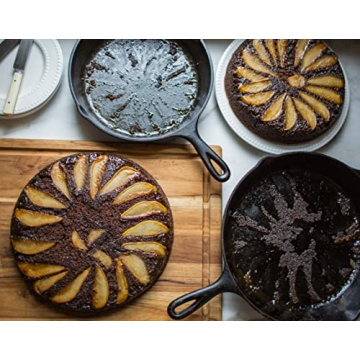 Lodge Cast Iron Skillet Set - Pre-Seasoned 3 Piece