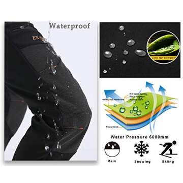 Women’s Waterproof Snow Ski Pants for Outdoor Adventure