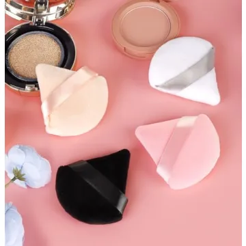 8-Piece Triangle Makeup Puff Set for Perfect Finish