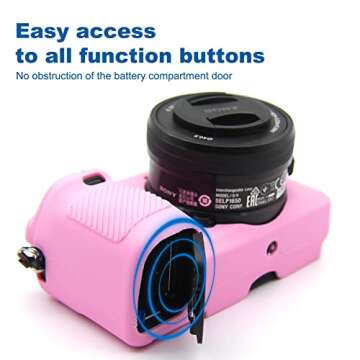 Easy Hood Silicone Case for Sony Alpha A6100 A6300 A6400