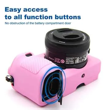 Easy Hood Silicone Case for Sony Alpha A6100 A6300 A6400