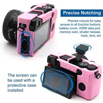 Easy Hood Silicone Case for Sony Alpha A6100 A6300 A6400