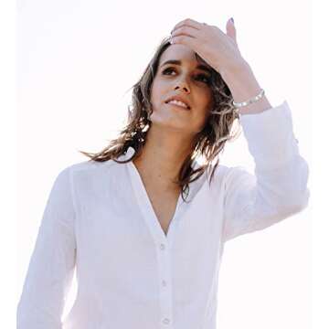 RIMRIVA Silver Bracelets: Elegant Love Cross Bangle for Gifts