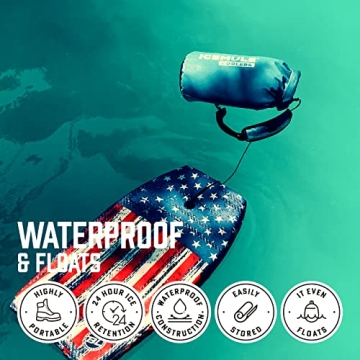 IceMule Classic Insulated Mini Backpack Cooler Bag - Hands-Free, Highly Portable, Collapsible, Waterproof and Soft-Sided Cooler, Sling Backpack for Hiking, The Beach, Picnics and Camping