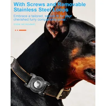 ONEONTA Airtag Dog Collar Holder - Waterproof & Durable