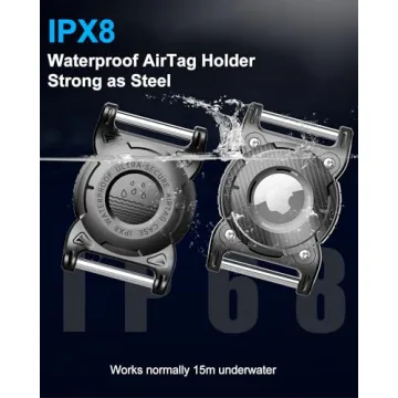 ONEONTA Airtag Dog Collar Holder - Waterproof & Durable