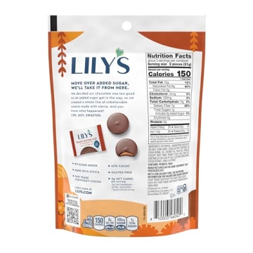 LILY'S No Sugar Added Peanut Butter Cups - Guilt-Free Treats