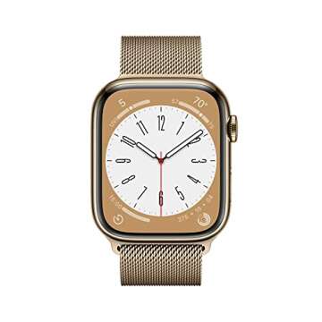 Apple Watch Series 8 GPS Cellular 45mm Gold Stainless Case