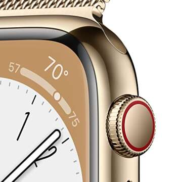 Apple Watch Series 8 GPS Cellular 45mm Gold Stainless Case
