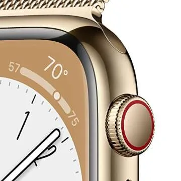 Apple Watch Series 8 GPS Cellular 45mm Gold Stainless Case