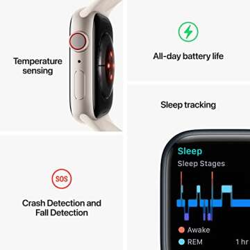 Apple Watch Series 8 GPS Cellular 45mm Gold Stainless Case
