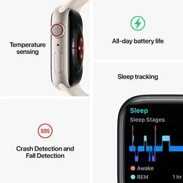 Apple Watch Series 8 GPS Cellular 45mm Gold Stainless Case