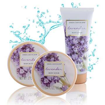 Spa Gift Baskets for Women Lavender - #1 mothers day gift set in essential oils for Relaxation -11 Pcs At Home Spa Kit - Holiday Beauty Gift Ideas, bubble Bath, Body lotion scrub, bath bomb salts