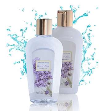 Spa Gift Baskets for Women Lavender - #1 mothers day gift set in essential oils for Relaxation -11 Pcs At Home Spa Kit - Holiday Beauty Gift Ideas, bubble Bath, Body lotion scrub, bath bomb salts