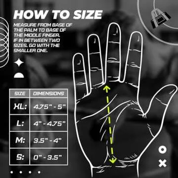 JerkFit WODies 3 Hole Gymnastics Grips with Wrist Support - Hand Grips, Latex Free Elastic Crossfit Grips for Weightlifting, Cross Training - Palm Protection Pull Up Grips for Men and Women (Large)