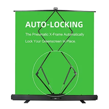 FUDESY Large Green Screen - Collapsible & Portable Backdrop