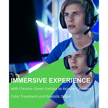 FUDESY Large Green Screen - Collapsible & Portable Backdrop