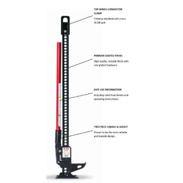 Hi-Lift Jack HL484 48" Durable Off-Road Lift Jack