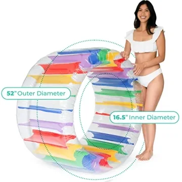 Greenco Giant Inflatable Pool Float - 52" Summer Fun Lounger