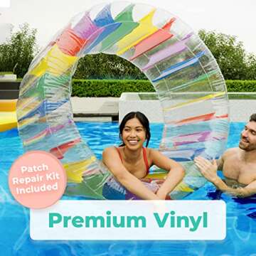 Greenco Giant Inflatable Pool Float - 52" Summer Fun Lounger