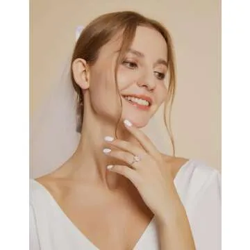 EAMTI 3CT 925 Sterling Silver Engagement Rings 3-Stone Emerald Cut Cubic Zirconia CZ Wedding Promise Rings for Her Wedding Bands for Women Size 7