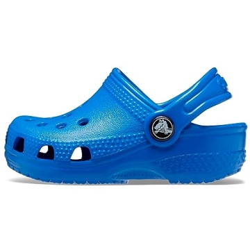 Crocs Classic Littles Clogs for Infants - Perfect Baby Shoes in Blue Bolt