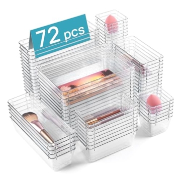 Vtopmart 72 PCS Drawer Organizers for Ultimate Organization