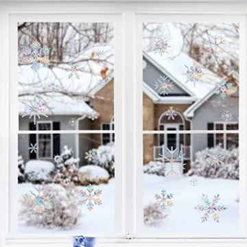 Colorful Rainbow Window Clings for Home Decor