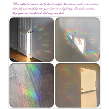 Colorful Rainbow Window Clings for Home Decor