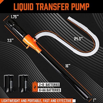 HORUSDY Portable Battery Pump for Effortless Liquid Transfer
